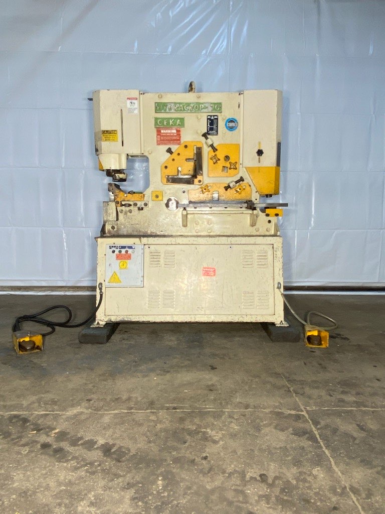 77 Ton  Geka Hydracrop 70 Hydraulic Ironworker